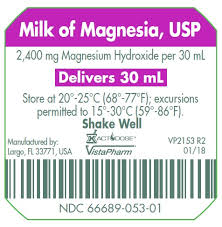 milk of magnesia magnesium hydroxide