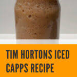 tim hortons iced capps recipe