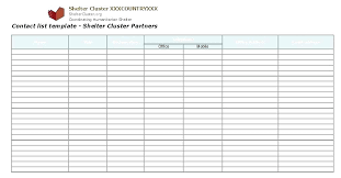 Resource List Template Excel Chart Templates Personnel For