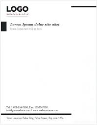 Template Business Letterhead Templates Free Download Format In Word