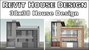 revit house design 38x38 g 1 house