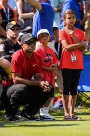 The woods kids snuggled up to their father during a practice round before the 2015 masters golf tournament in augusta, georgia. How Many Kids Does Tiger Woods Have How Old Are His Children And Who Is Their Mother Daily Star