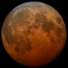 Moon is under the shadow of earth, only left light passing by the earth's atmosphere is falling on moon(that's why only red, i.e. May S Full Moon Comes With Supermoon Eclipse Watch The Skies