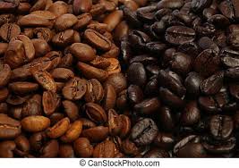 Make sure to roast the coffee beans near sufficent ventilation. Coffee Beans Dark Roast And Medium Roast Canstock