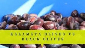 Are Kalamata olives healthier than black olives?