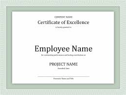 Certificate Employee Certificates Templates Free
