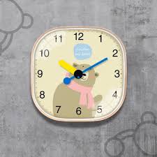 Kids Room Cartoon Dial Clock Size