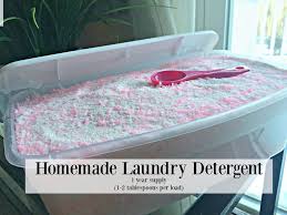 homemade laundry detergent recipe he safe