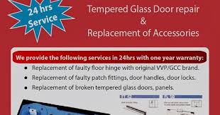Tempered Glass Door Repair And Aluminum