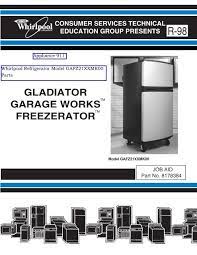 Freezerator Gaf Z21xxmk00 Gladiator