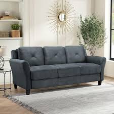 Polyester Rectangle 3 Seater Sofa