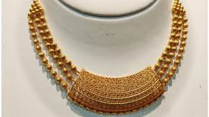 tanishq lightweight gold necklace