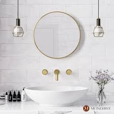 Wall Mounted Faucet In Brushed Gold