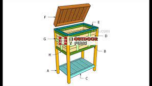 wooden cooler plans myoutdoorplans