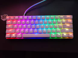 No, unless you have an alienware or something outta this world, you can't customize the color of backit keyboard. Just Got My Razer Huntsman Mini 60 Goodbye Razer Blackwidow Overwatch Chroma I Destroyed It By Accident But 3 Years Is A Sign To Change Mechanicalkeyboards