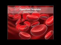 Red Blood Cells Stream Powerpoint Template Backgrounds Digitalofficepro 09372
