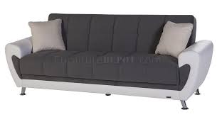 Duru Plato Dark Grey Sofa Bed By