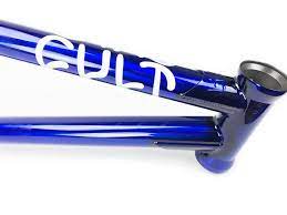 cult crew frame translucent blue tbb bike