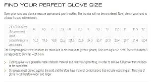 Ziener Size Guide