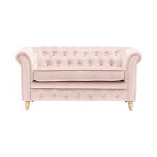 chesterfield sofa velvet light pink