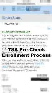 the tsa precheck enrollment process