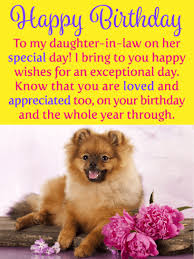 happy birthday daughter in law messages