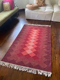 red kilim rug carpet from india