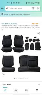Ecotric Black Synthetic Leather Seat