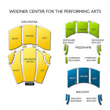 Weidner Center For The Performing Arts Tickets