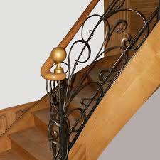 Custom Wrought Iron Staircase Crézé