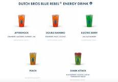 How much Red Bull is in a Dutch Bros rebel?