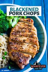 traeger blackened pork chops easy