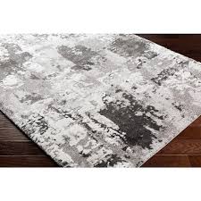 artistic weavers ariana black 2 ft 7 in x 7 ft 3 in runner abstract area rug grey
