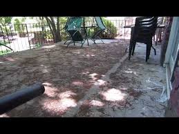How To Clean A Stained Concrete Patio