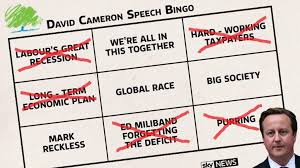 Politicians are demanding clarity and regional leaders are breaking from downing street's message. Tory Talk Playing Bingo With Cameron S Lingo Politics News Sky News