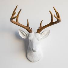 Buy Faux Taxidermy Large Deer Head Wall