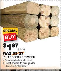 Good day that is information regarding home depot landscaping ideas the proper spot i am going to. 1 97 For 8 Foot Landscape Timbers At Home Depot Reg Price 3 57 Al Com