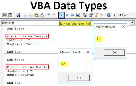 Vba Data Types How To Use Top 5 Data Types In Excel Vba