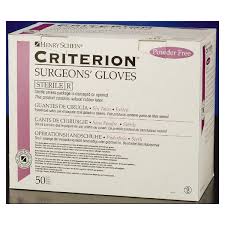 Gloves Surgical Criterion Powder Free Latex 7 Sterile 50pr Bx