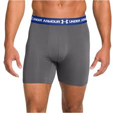 6 Inches Of Under Armour Boxer Underwear Jock Mesh Graphite Small Size 1228447 Mens Male Underwear Sports Inner Boxer Briefs