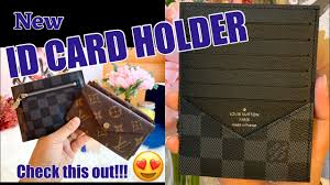 Yoogi's closet specializes in louis vuitton's iconic collection (neverfull, speedy, alma, petite malle, noe, twist, and capucines. New Louis Vuitton Id Card Holder Youtube