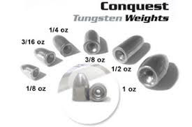 Tungsten Bullet Weights Insert Free Conquistador Tackle