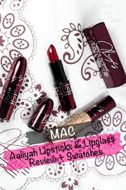 mac aaliyah lipsticks and lipgl