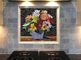 Custom Kitchen Mosaic Backsplash Art