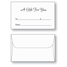 gift card envelope style d a gift for
