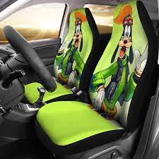 Funny Goofy Car Seat Cover Cartoon Car