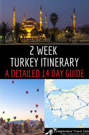 turkey itinerary