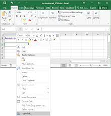 ms excel 2016 create a hyperlink to