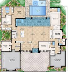 Symmetrical Florida Style House Plan