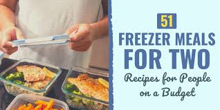 51 freezer meals for two recipes for